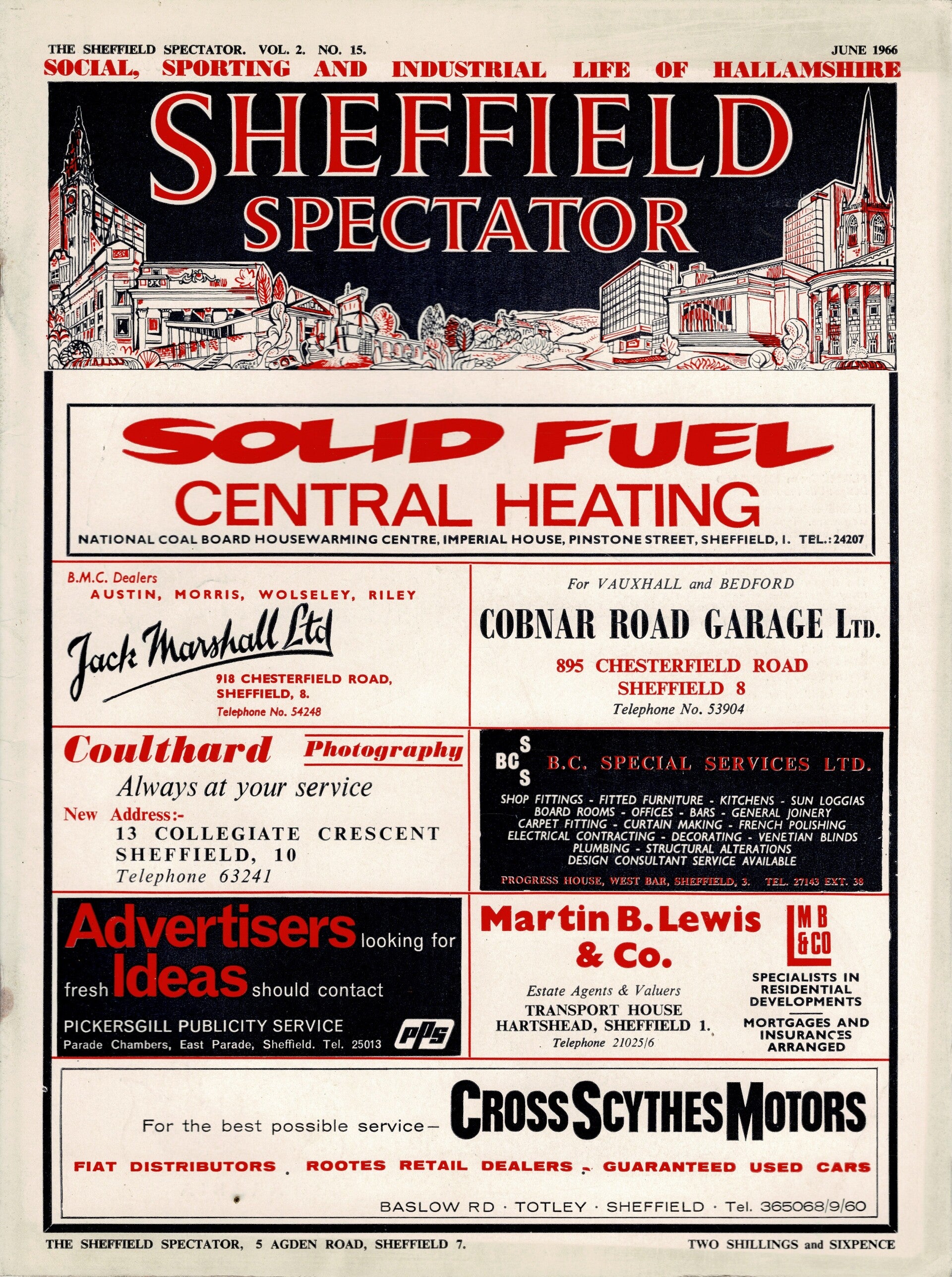 SHEFFIELD SPECTATOR UK MAGAZINE June 1966