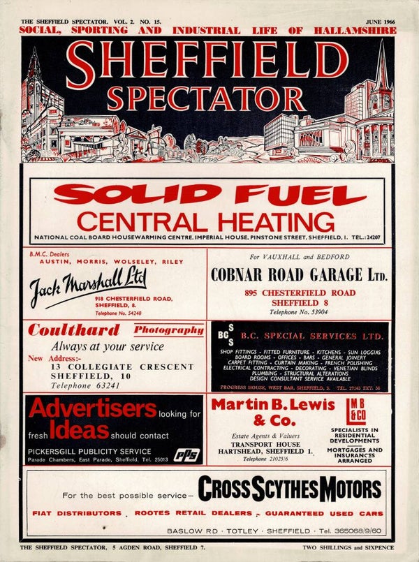 SHEFFIELD SPECTATOR UK MAGAZINE June 1966