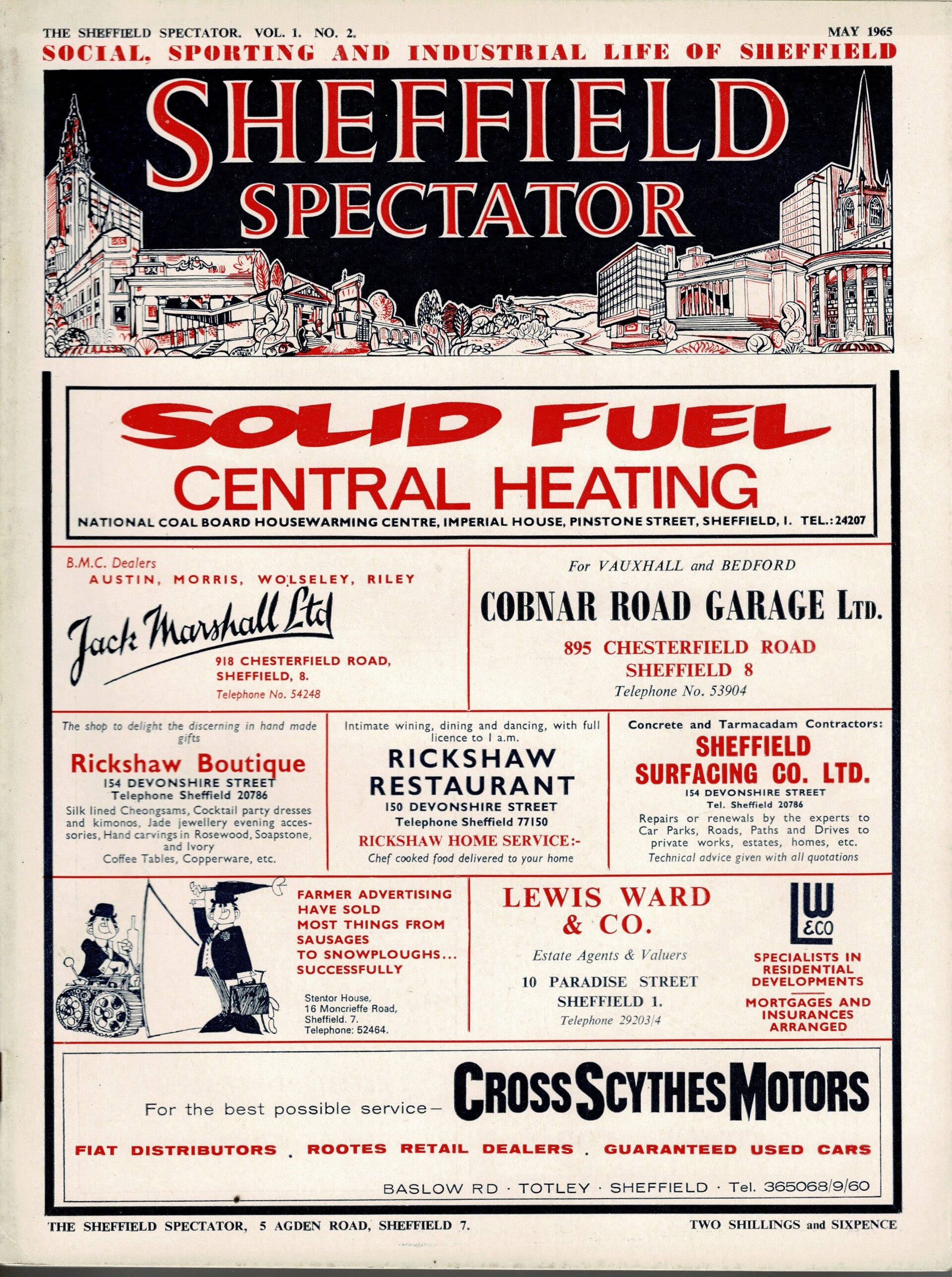 SHEFFIELD SPECTATOR UK MAGAZINE May 1965