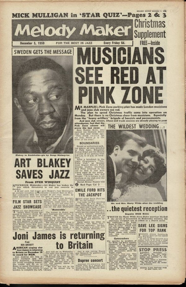 MELODY MAKER UK MUSIC PAPER December 5th 1959