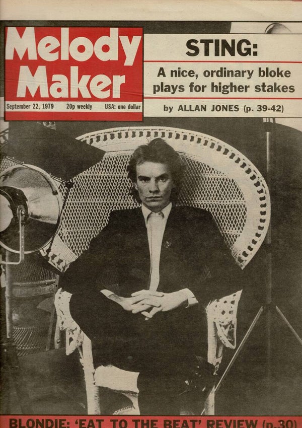 MELODY MAKER UK MUSIC PAPER September 22nd 1979