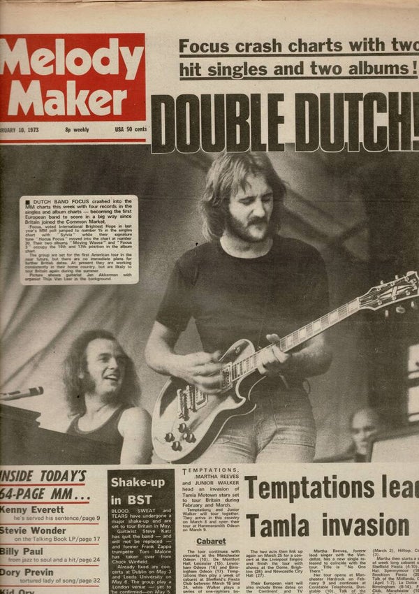 MELODY MAKER UK MUSIC PAPER February 10th 1973