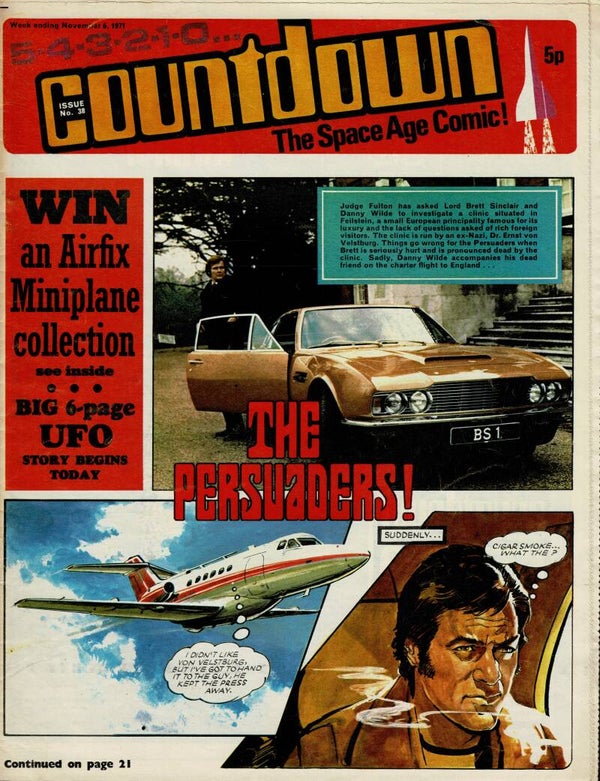 COUNTDOWN UK COMIC No 38 November 6th 1971
