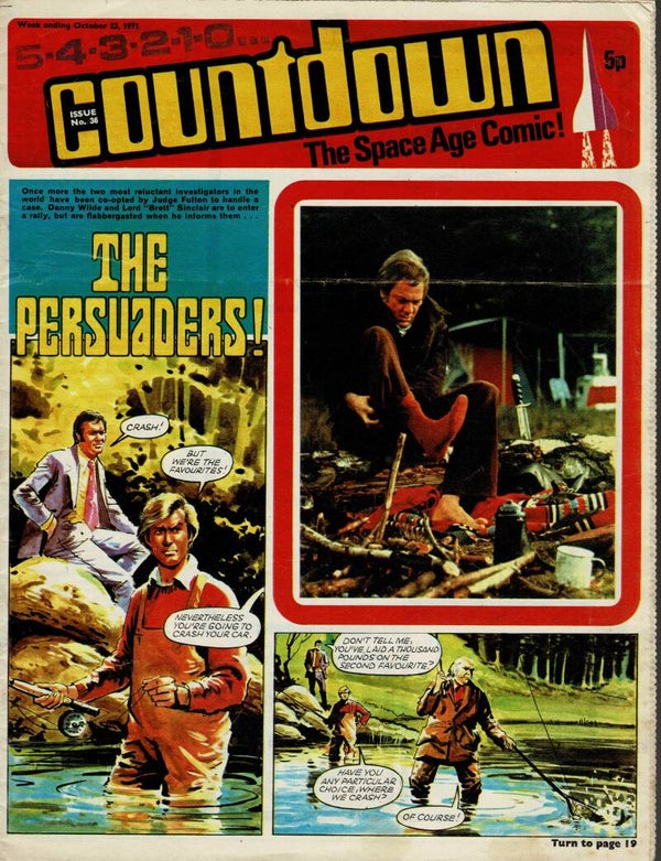 COUNTDOWN UK COMIC No 36 October 23rd 1971