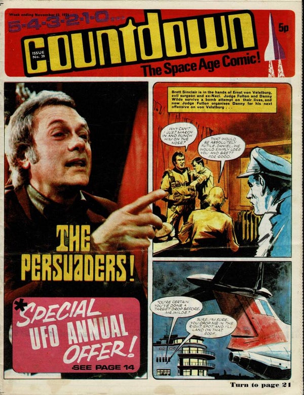 COUNTDOWN UK COMIC No 39 November 13th 1971