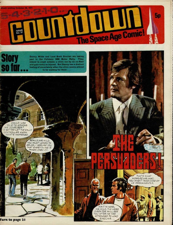 COUNTDOWN UK COMIC No 37 October 30th 1971