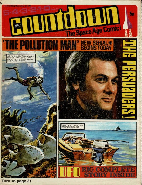 COUNTDOWN UK COMIC No 43 December 11th 1971