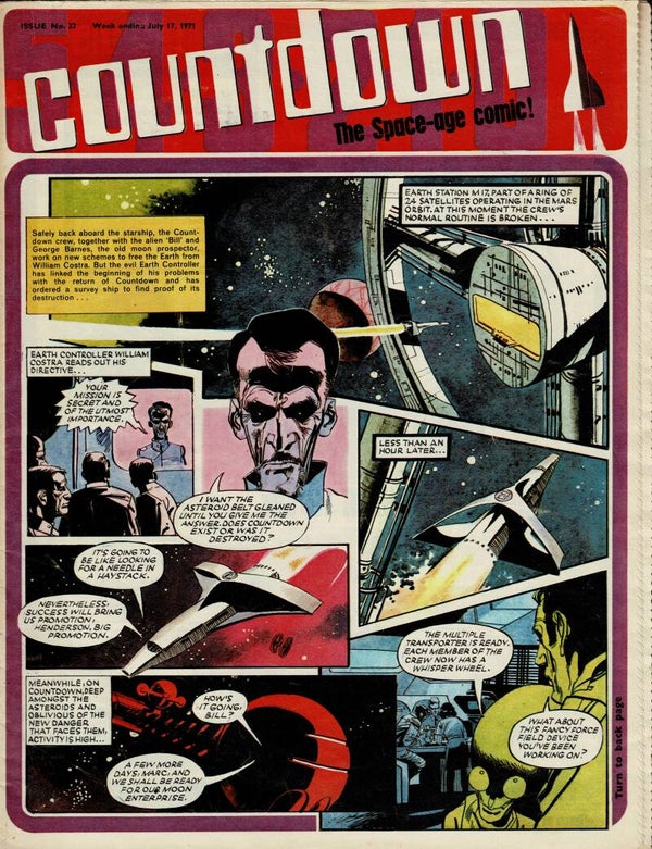 COUNTDOWN UK COMIC No 22 July 17th 1971