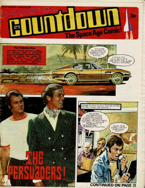 COUNTDOWN UK COMIC No 44 December 18th 1971