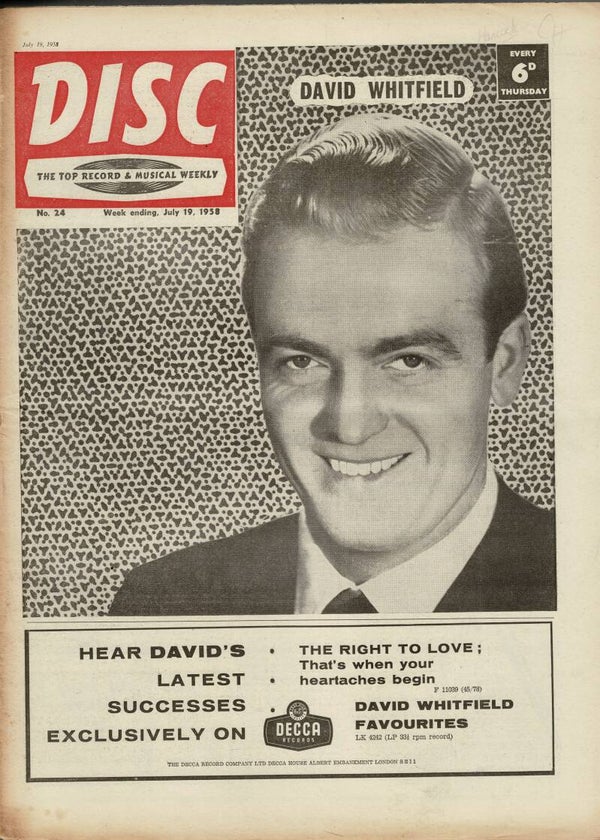 DISC MUSIC PAPER NO 24 July 1958