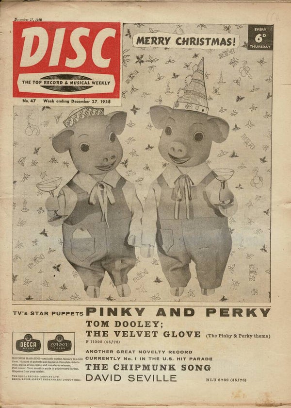DISC  MUSIC PAPER NO 47 December 27th 1958
