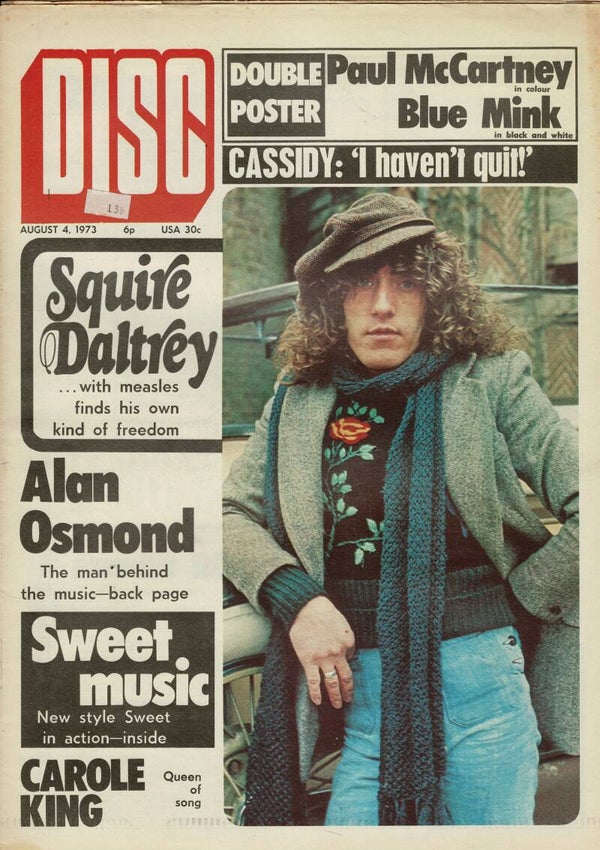 DISC  MUSIC PAPER August 4th 1973