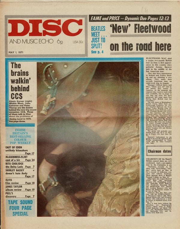 DISC AND MUSIC ECHO MUSIC PAPER May 1st 1971