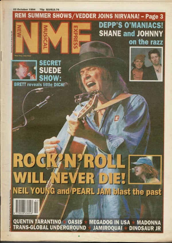 NEW MUSICAL EXPRESS UK MUSIC PAPER 22nd October 1994
