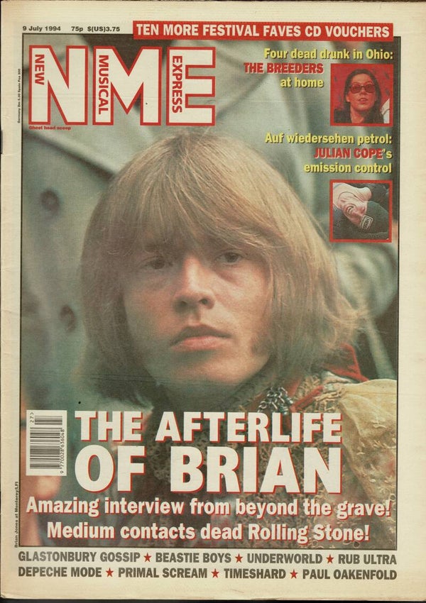 NEW MUSICAL EXPRESS UK MUSIC PAPER 9th July 1994