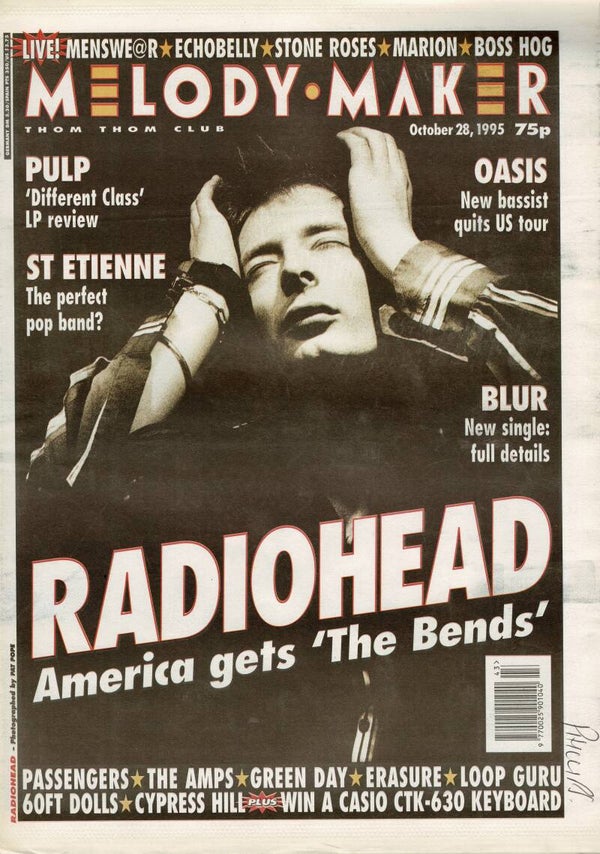 MELODY MAKER UK MUSIC PAPER October 28th 1995