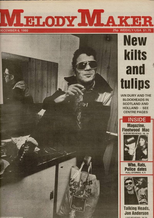 MELODY MAKER UK MUSIC PAPER December 6th 1980