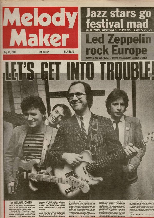 MELODY MAKER UK MUSIC PAPER July 12th 1980
