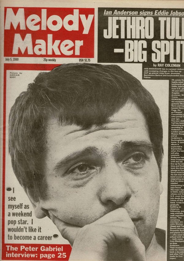 MELODY MAKER UK MUSIC PAPER July 5th 1980