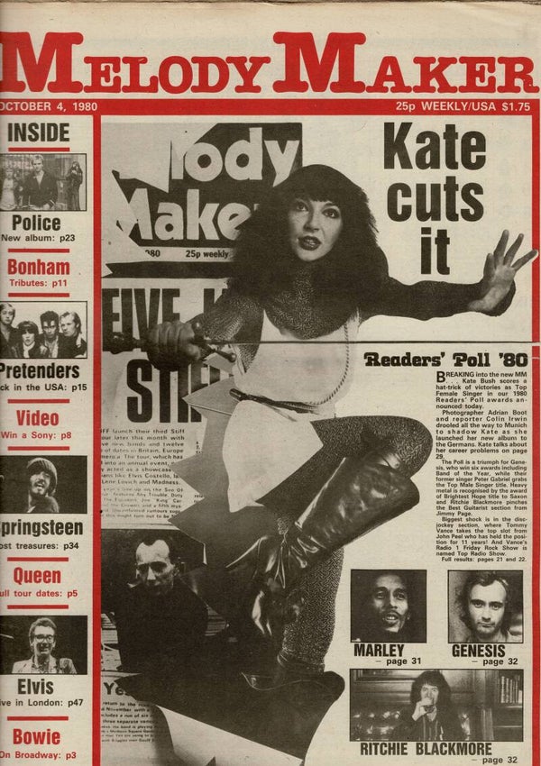 MELODY MAKER UK MUSIC PAPER October 4th 1980