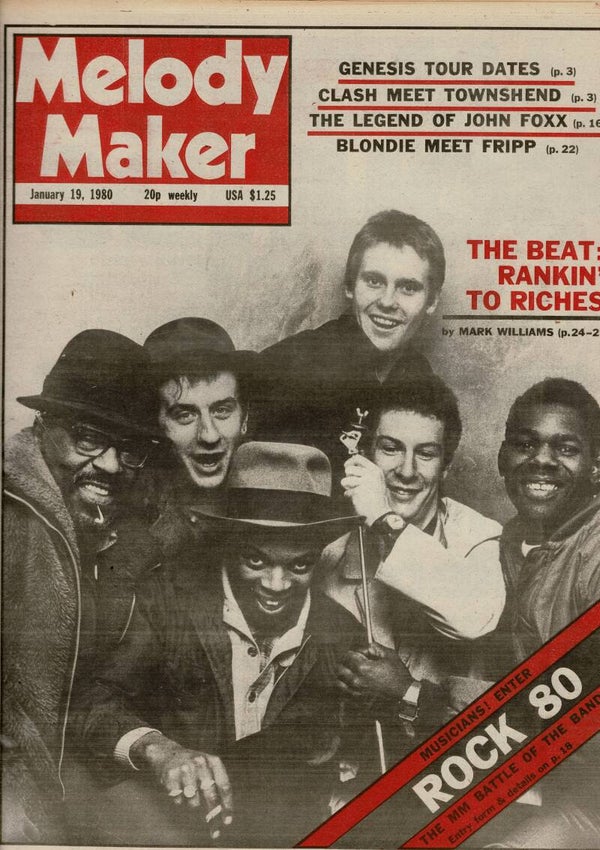 MELODY MAKER UK MUSIC PAPER January 19th 1980