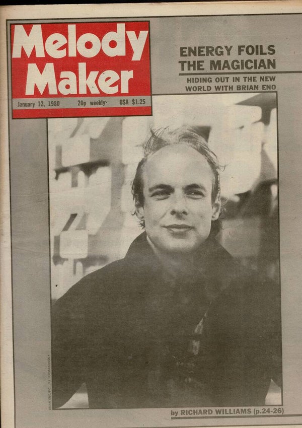 MELODY MAKER UK MUSIC PAPER January 12th 1980