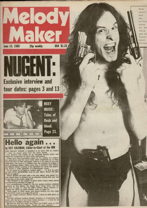 MELODY MAKER UK MUSIC PAPER June 14th 1980