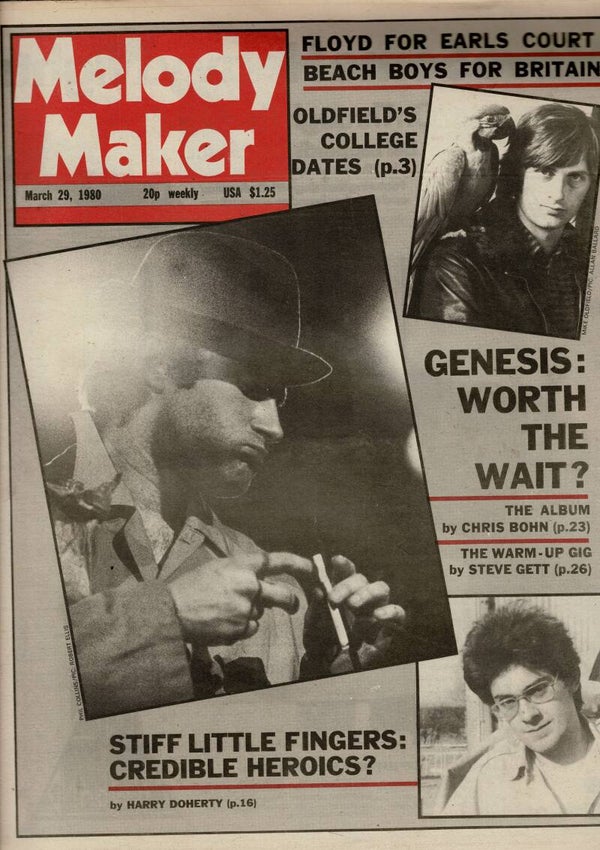 MELODY MAKER UK MUSIC PAPER March 29th 1980