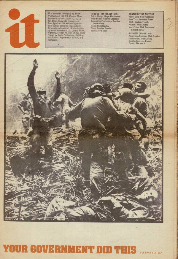 INTERNATIONAL TIMES UK UNDERGROUND PAPER NO 141 2nd - 16th November 1972