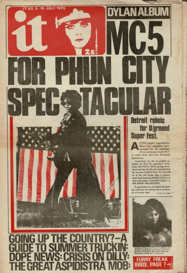 INTERNATIONAL TIMES UK UNDERGROUND PAPER NO 82 3rd - 16th July 1970