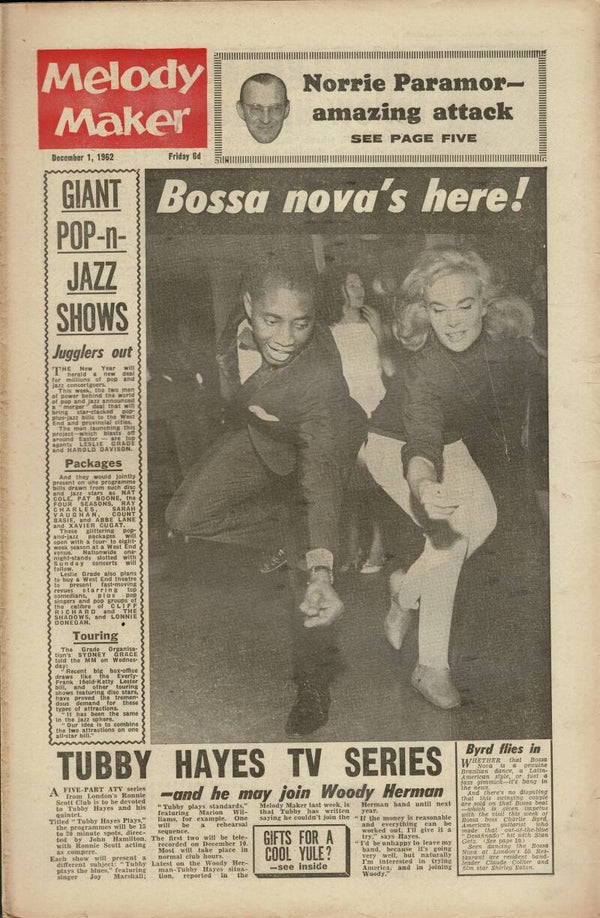 MELODY MAKER UK MUSIC PAPER December 1st 1962