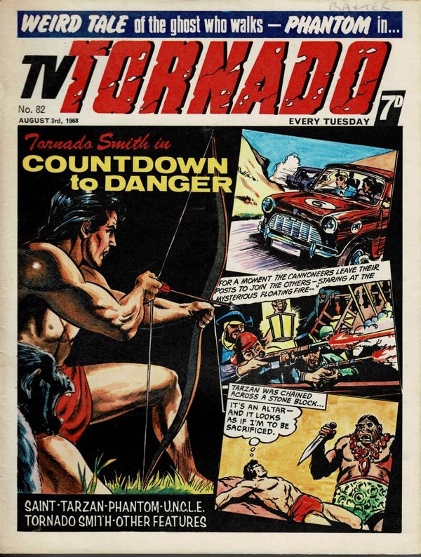TV TORNADO UK COMIC NO 82 August 3rd 1968