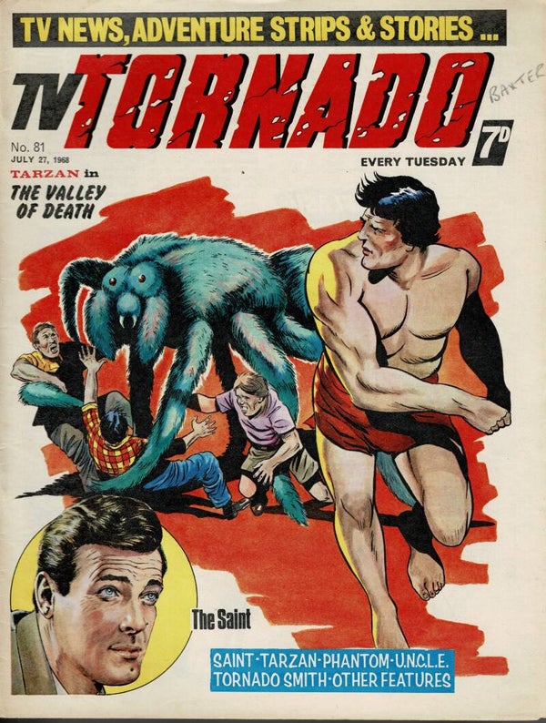 TV TORNADO UK COMIC NO 81 July 27th 1968