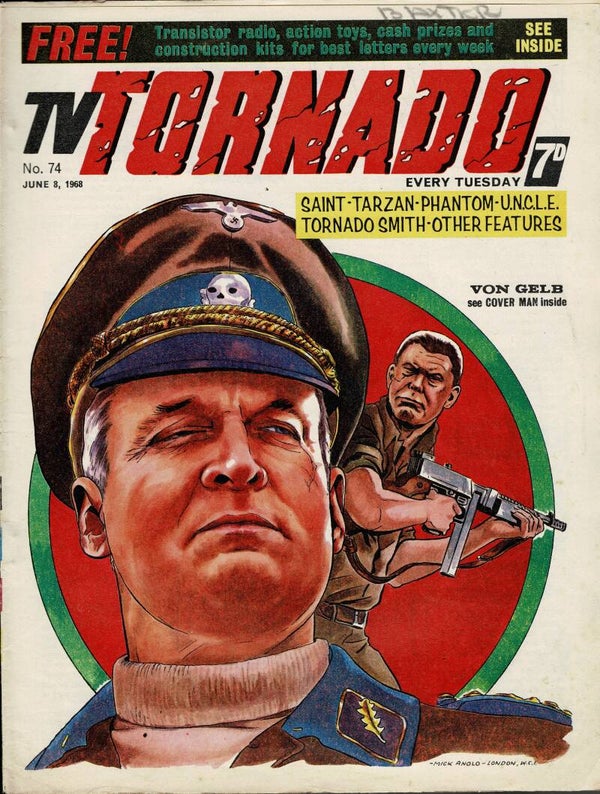TV TORNADO UK COMIC NO 74 June 8th  1968
