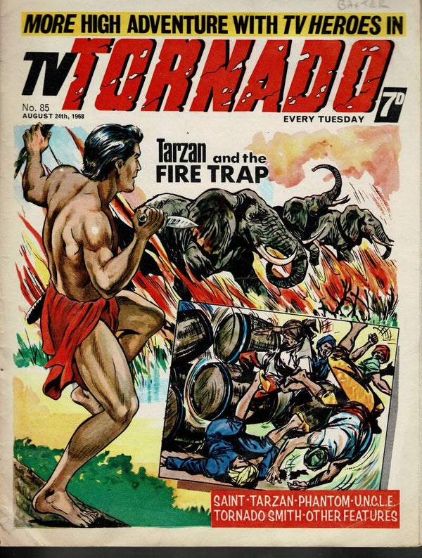 TV TORNADO UK COMIC NO 85 August 24th 1968