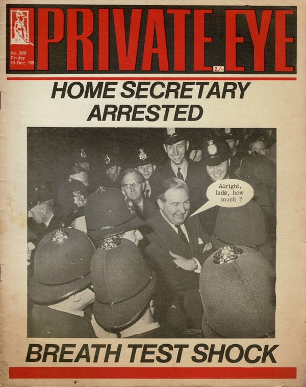 PRIVATE EYE UK MAGAZINE NO 209 19th December 1969