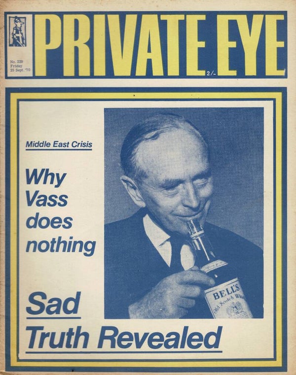 PRIVATE EYE UK MAGAZINE NO 229 25th September 1970