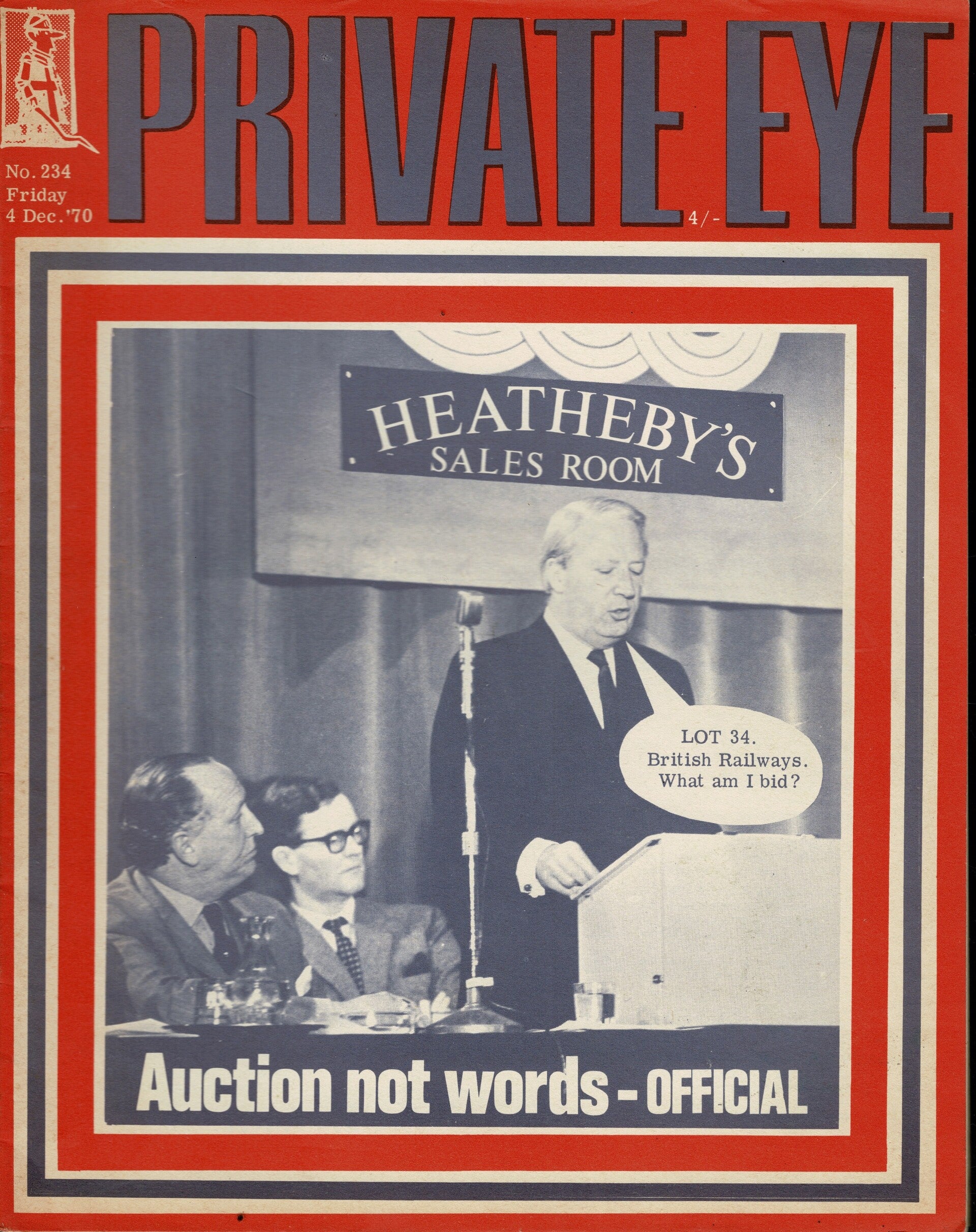 PRIVATE EYE UK MAGAZINE NO 234 4th December 1970