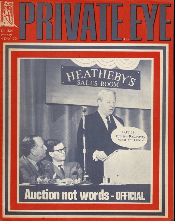 PRIVATE EYE UK MAGAZINE NO 234 4th December 1970