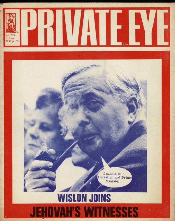 PRIVATE EYE UK MAGAZINE NO 203 26th September 1969