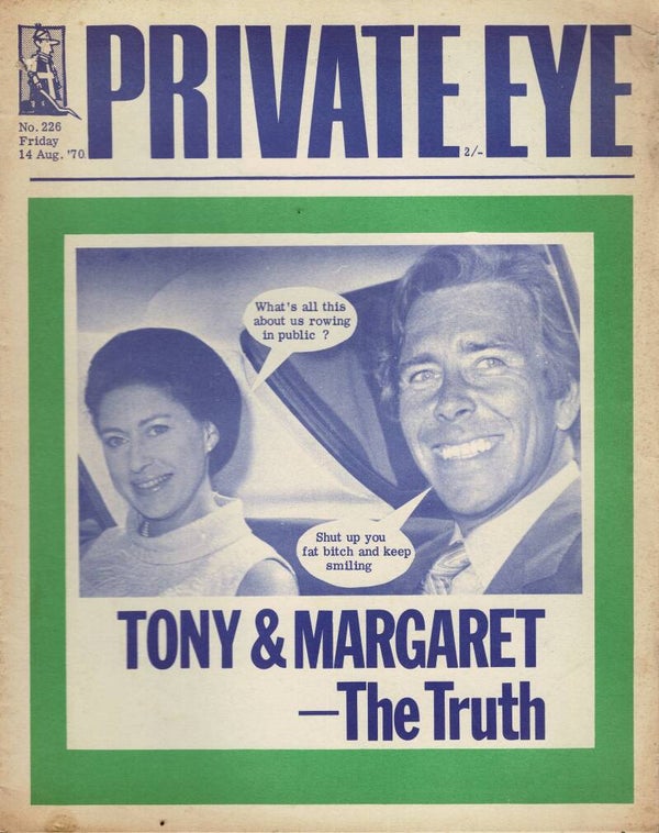 PRIVATE EYE UK MAGAZINE NO 226 14th August 1970