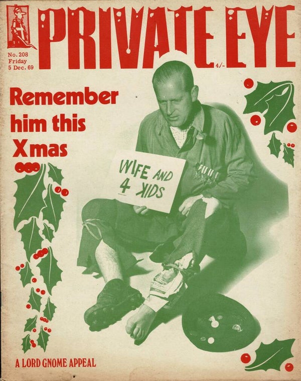PRIVATE EYE UK MAGAZINE NO 208 5th December 1969