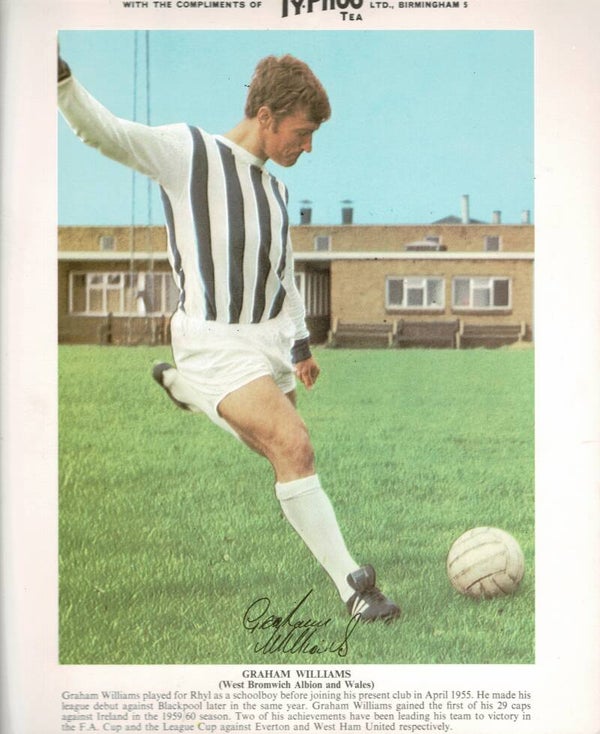 TYPHOO PREMIUM ISSUE FOOTBALL CARD GRAHAM WILLIAMS