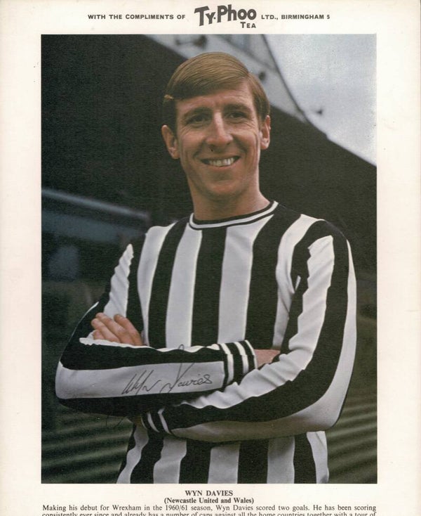 TYPHOO PREMIUM ISSUE FOOTBALL CARD WYN DAVIES