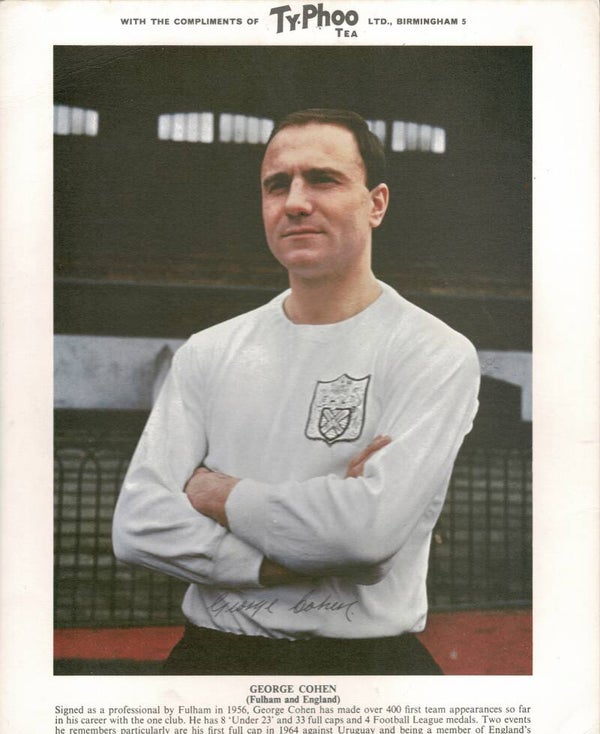 TYPHOO PREMIUM ISSUE FOOTBALL CARD GEORGE COHEN