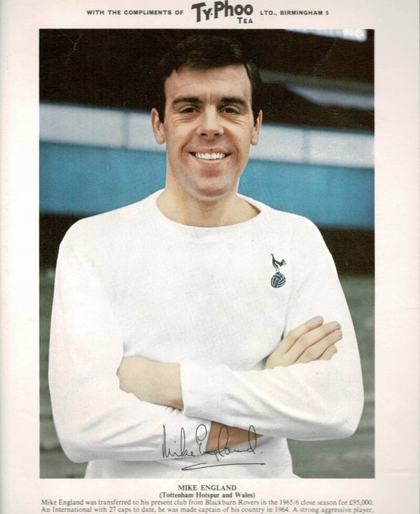 TYPHOO PREMIUM ISSUE FOOTBALL CARD MIKE ENGLAND