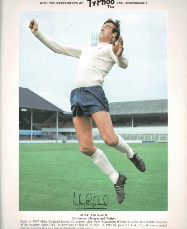 TYPHOO PREMIUM ISSUE FOOTBALL CARD MIKE ENGLAND