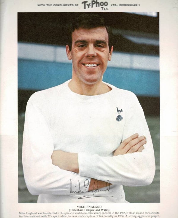 TYPHOO PREMIUM ISSUE FOOTBALL CARD MIKE ENGLAND
