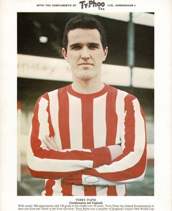 TYPHOO PREMIUM ISSUE FOOTBALL CARD TERRY PAINE