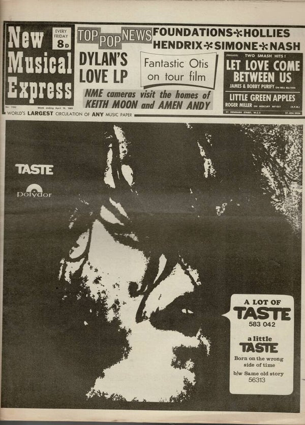 N M E NEW MUSICAL EXPRESS UK MUSIC PAPER  April 19th 1969 BUY VINTAGE BACK ISSUE MAGAZINES TILLEYS